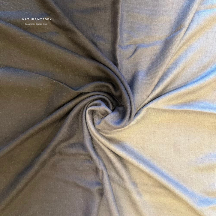 Éclipse Sable Cashmere Ombre Stole