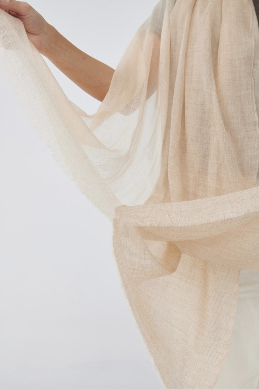 Sable Élancé Pashmina Y-Shape Stole – A Graceful Silhouette