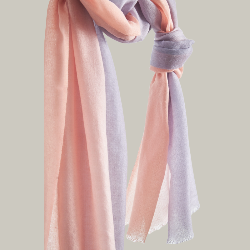 Rêverie Lilas Pashmina Ombre Stole