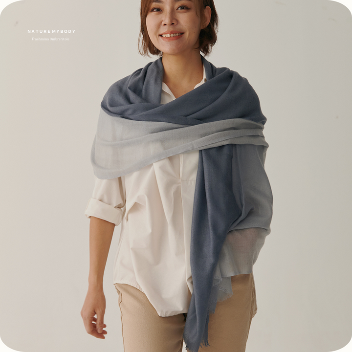 Mirage Marin Pashmina Ombre Stole