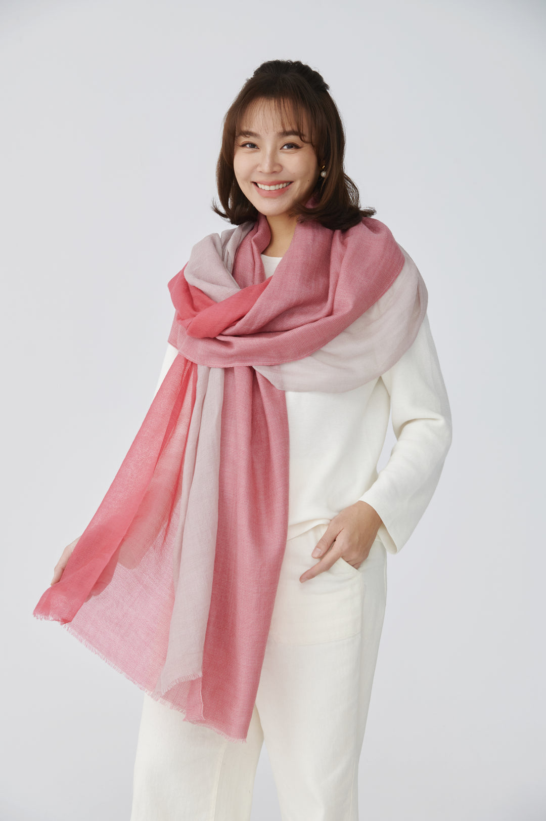 Cascade Rose Pashmina Y-Shape Stole – A Feminine Flow