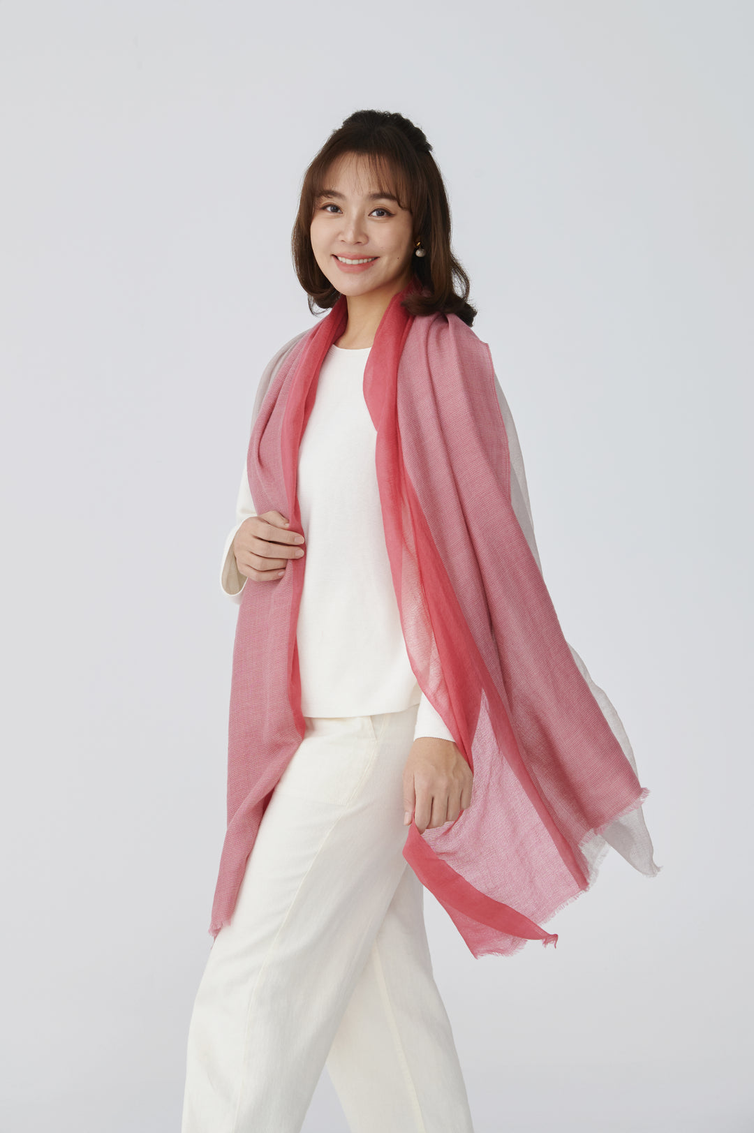 Cascade Rose Pashmina Y-Shape Stole – A Feminine Flow
