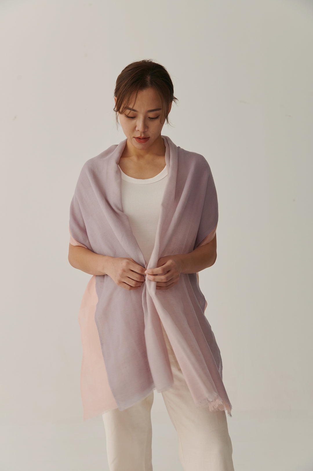 Rêverie Lilas Pashmina Ombre Stole