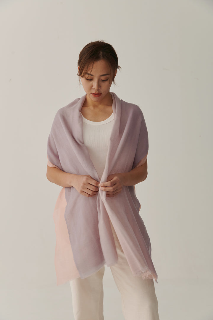 Rêverie Lilas Pashmina Ombre Stole